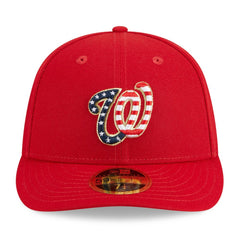 Washington Nationals 2023 Fourth of July Low Profile 59FIFTY Fitted Hat Red