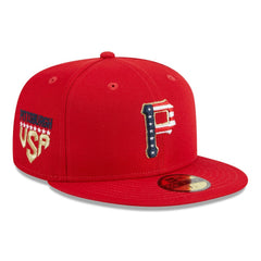 Pittsburgh Pirates 2023 Fourth of July 59FIFTY Fitted Hat Red