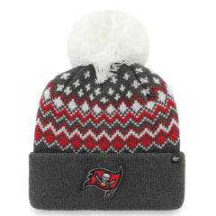 Tampa Bay Buccaneers '47 Women's Elsa Cuffed Knit Hat with Pom - Pewter sale