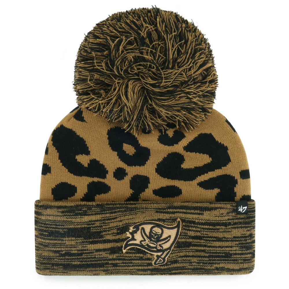 Tampa Bay Buccaneers '47 Women's Rosette Cuffed Knit Hat with Pom - Brown on sale