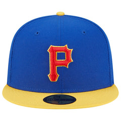 Pittsburgh Pirates Empire 59FIFTY Fitted Hat Royal/Yellow