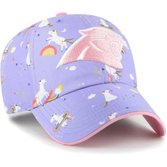 Carolina Panthers '47 Girls Preschool Unicorn Clean Up Adjustable Hat - Lavender on sale
