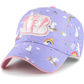Cincinnati Bengals '47 Girls Preschool Unicorn Clean Up Adjustable Hat - Lavender for sale
