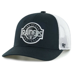 Las Vegas Raiders '47 Youth Scramble Adjustable Trucker Hat - Black/White outlet