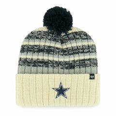 Dallas Cowboys '47 Tavern Cuffed Knit Hat with Pom - Cream on sale
