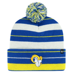 Los Angeles Rams '47 Powerline Cuffed Knit Hat with Pom - Royal discount