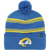 Los Angeles Rams '47 Fadeout Cuffed Knit Hat with Pom - Royal for sale