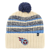 Tennessee Titans '47 Tavern Cuffed Knit Hat with Pom - Cream online