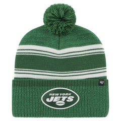 New York Jets '47 Fadeout Cuffed Knit Hat with Pom - Green outlet