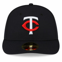Minnesota Twins 2023 Authentic Collection Low Profile Home 59FIFTY Fitted Hat Navy