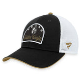 Vegas Golden Knights Fanatics Fundamental Adjustable Hat - Black/White Hats