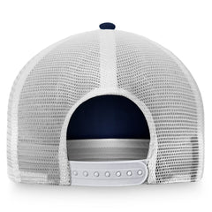 Seattle Kraken Fanatics Women's Fundamental Trucker Adjustable Hat - Deep Sea Blue/White Hats