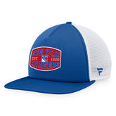 New York Rangers Fanatics Foam Front Patch Trucker Snapback Hat - Navy/White Hats