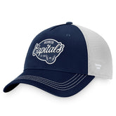 Washington Capitals Fanatics Women's Fundamental Trucker Adjustable Hat - Navy/White Hats