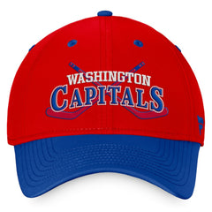 Washington Capitals Fanatics Heritage Vintage Flex Hat - Red/Blue Hats