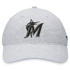 Miami Marlins Logo Adjustable Hat Gray