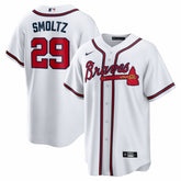 John Smoltz Atlanta Braves Home Retired Player Replica Jersey White