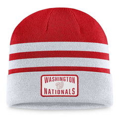 Washington Nationals Cuffed Knit Hat Gray