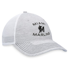 Miami Marlins Trucker Adjustable Hat Gray