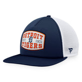 Detroit Tigers Foam Front Patch Trucker Snapback Hat Navy