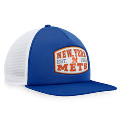 New York Mets Foam Front Patch Trucker Snapback Hat Royal