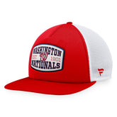 Washington Nationals Foam Front Patch Trucker Snapback Hat Red