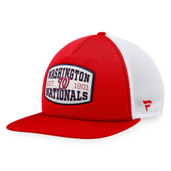 Washington Nationals Foam Front Patch Trucker Snapback Hat Red