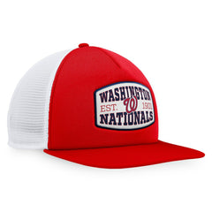 Washington Nationals Foam Front Patch Trucker Snapback Hat Red