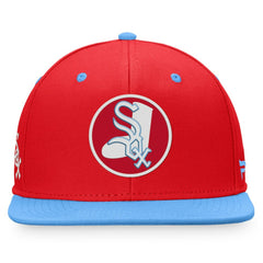 Chicago White Sox Cooperstown Collection Two-Tone Fitted Hat Red/Light Blue