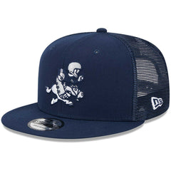 Dallas Cowboys New Era Retro Joe Main Trucker 9FIFTY Snapback Hat - Navy outlet
