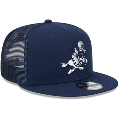 Dallas Cowboys New Era Retro Joe Main Trucker 9FIFTY Snapback Hat - Navy outlet