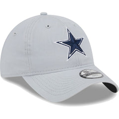 Dallas Cowboys New Era Youth Main Core Classic 2.0 9TWENTY Adjustable Hat - Gray for sale