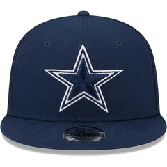 Dallas Cowboys New Era Youth Main Trucker 9FIFTY Snapback Hat - Navy on sale