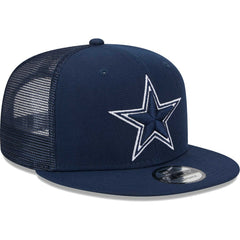 Dallas Cowboys New Era Main Trucker 9FIFTY Snapback Hat - Navy for sale