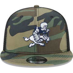 Dallas Cowboys New Era Retro Joe Main Trucker 9FIFTY Snapback Hat - Camo cheap