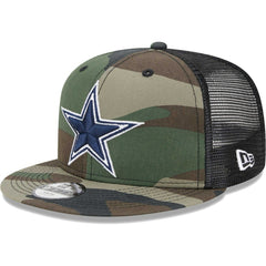 Dallas Cowboys New Era Youth Main Trucker 9FIFTY Snapback Hat - Camo discount