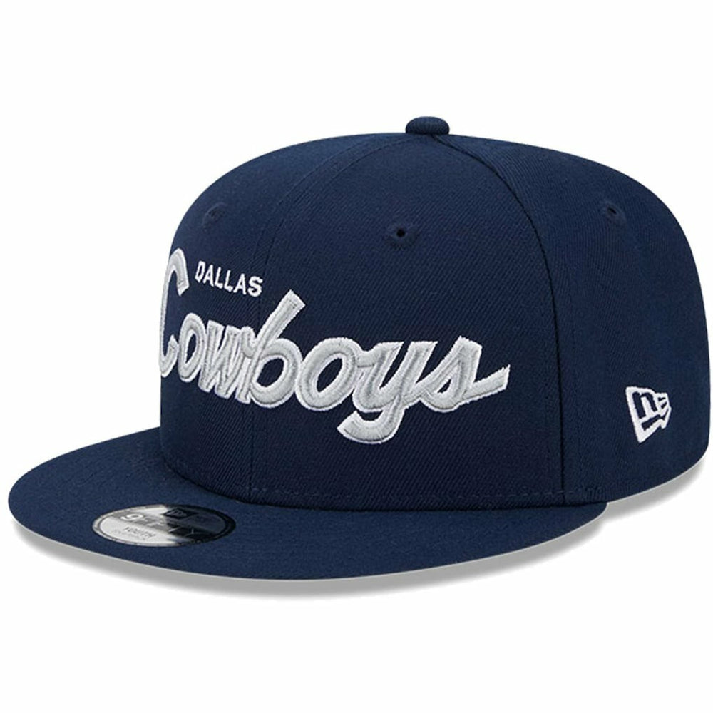 Dallas Cowboys New Era Youth Main Script 9FIFTY Snapback Hat - Navy outlet