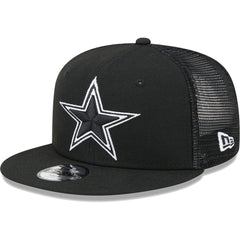 Dallas Cowboys New Era Youth Main B-Dub 9FIFTY Trucker Adjustable Hat - Black cheap