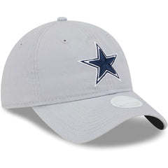 Dallas Cowboys New Era Women's Main Core Classic 2.0 9TWENTY Adjustable Hat - Gray on sale