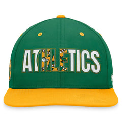 Athletics Cooperstown Collection Pro Snapback Hat Green