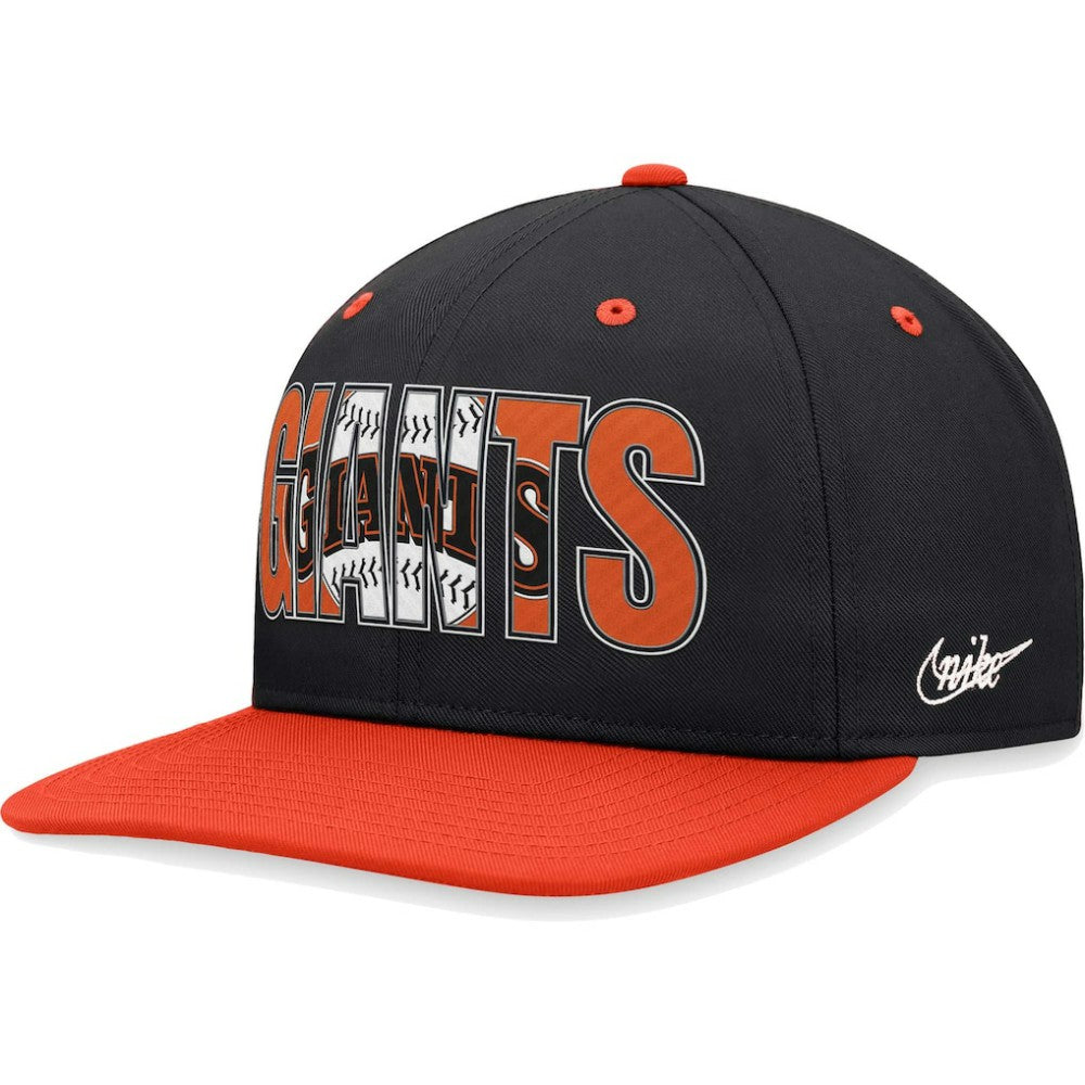 San Francisco Giants Cooperstown Collection Pro Snapback Hat Black