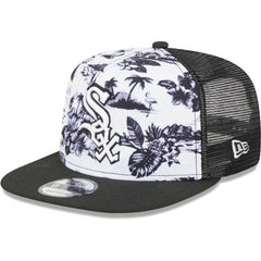 Chicago White Sox Vacay 2.0 A-Frame Trucker 9FIFTY Snapback Hat White/Black
