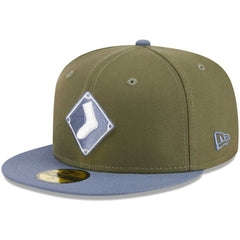 Chicago White Sox 59FIFTY Fitted Hat Olive/Blue
