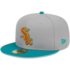 Chicago White Sox 59FIFTY Fitted Hat Gray/Teal