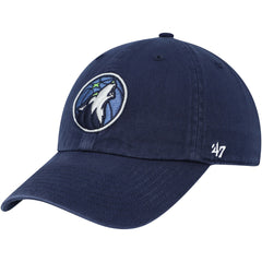 Minnesota Timberwolves '47 Core Logo Clean Up Adjustable Hat - Navy shop