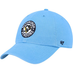 Pittsburgh Penguins '47 Clean Up Adjustable Hat - Light Blue Hats