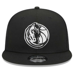 Dallas Mavericks 9FIFTY Snapback Trucker Hat sale - Black cheap