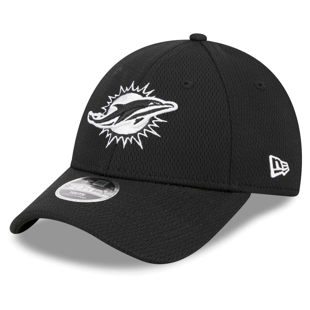 Miami Dolphins New Era Youth Main B-Dub 9FORTY Adjustable Hat - Black online