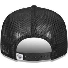 Jacksonville Jaguars New Era Main Trucker 9FIFTY Snapback Hat - Black sale