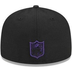 Baltimore Ravens New Era Youth Main 59FIFTY Fitted Hat - Black for sale